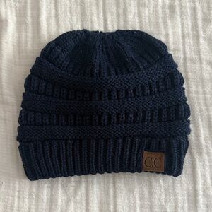 Ponytail Knit Beanie